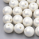 Perles acryliques de style peint par pulvérisation X-MACR-T010-8mm-08-1