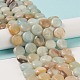 Brins de perles d'amazonite de fleurs naturelles G-M403-C13-2