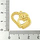 Ion Plating(IP) Real 18K Gold Plated 304 Stainless Steel Rhinestone Pendants STAS-P341-12G-02-3