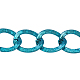 アルミ側鎖がツイストチェーンを抑制する  溶接されていない  ブルーdeepsky  サイズ：チェーン：約20×長  16 mm幅  厚さ2mm X-CHA-K125600190-K01-1