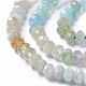 Chapelets de perles en aigue-marine naturelle G-G991-B01-3