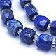 Chapelets de perles en lapis-lazuli naturel G-L552D-03A-2