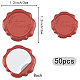 Craspire 50pcs autocollants de sceau de cire adhésive DIY-CP0010-16A-2