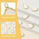 Arriver 6 pièces pendentifs en coquillage blanc naturel KK-AR0003-45-3