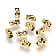 Alliage de style tibétain perles creuses X-GLF0845Y-1