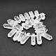 Granos de cristal de cuarzo natural hebras G-F715-052-3