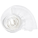 3層のポリエステルレーストリミング  フリルトリム  衣装の装飾  ホワイト  120x0.5mm  2ヤード/バンドル DIY-WH0304-896B-1
