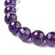 Natural Amethyst Beads Strands G-C073-8mm-3-6