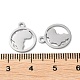 304 Stainless Steel Charms STAS-Q303-05P-3