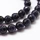 Synthetic Blue Goldstone Beads Strands G-D840-14-4mm-3