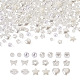 Biyun 500Pcs 10 Style ABS Plastic Imitation Pearl Beads KY-BY0001-02-2