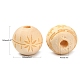 Unfinished Natural Wood European Beads WOOD-T025-001-LF-5