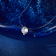 Ожерелья с подвесками из стерлингового серебра с родиевым покрытием и фианитами PP2754-2-3