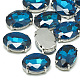 Nähen auf Rhinestone&nbsp;RGLA-T091-13x18mm-14P-1