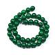 Synthetic Malachite Beads Strands G-G832-01-12mm-2
