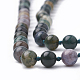 Natürliche indische Achat Perlen Multistrang Halsketten NJEW-S408-01-2