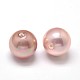 Half Drilled Round Shell Pearl Beads BSHE-M002-14mm-20-1