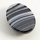 Natural Striped Agate/Banded Agate Cabochons G-G334-15x20mm-04-3