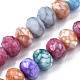 Fili di perle di vetro verniciate opache da forno EGLA-N006-009B-A18-1
