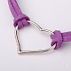 Alloy Heart Link Bracelets BJEW-JB01528-04-2