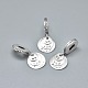 Antique Silver Plated 925 Sterling Silver European Dangle Charms STER-L060-34A-AS-1