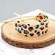 Braccialetto di perline intrecciate con semi di miyuki BJEW-P269-36-3
