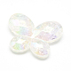 Transparent Crackle Acrylic Beads CACR-S007-01A-2