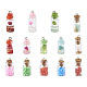 Fashewelry decorazioni ciondolo bottiglia dei desideri in vetro stile 28 pezzi 4 GLAA-FW0001-01-1