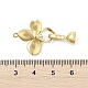 Застежки-застежки из латуни с эмалью KK-U059-05G-3