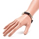 Acrylic Curved Tube Beaded Stretch Bracelet for Women BJEW-JB08439-02-3