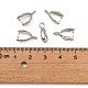 Grade AA Brass Ice Pick Pinch Bails for Pendant Making X-KK-M008-b-06P-NR-3