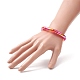 4 Stück 4-farbiges Acryl-Stretch-Armband-Set mit gebogenem Schlauch für Damen BJEW-JB09305-01-3