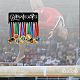 Sport Theme Iron Medal Holder Frame ODIS-WH0045-006-7