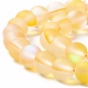 Chapelets de perles en pierre de lune synthétique G-E573-01B-02-3