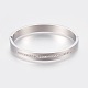 304 Stainless Steel Bangles BJEW-G605-19-2