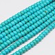 Synthetic Turquoise Beads Strands TURQ-G109-6x4mm-10-1