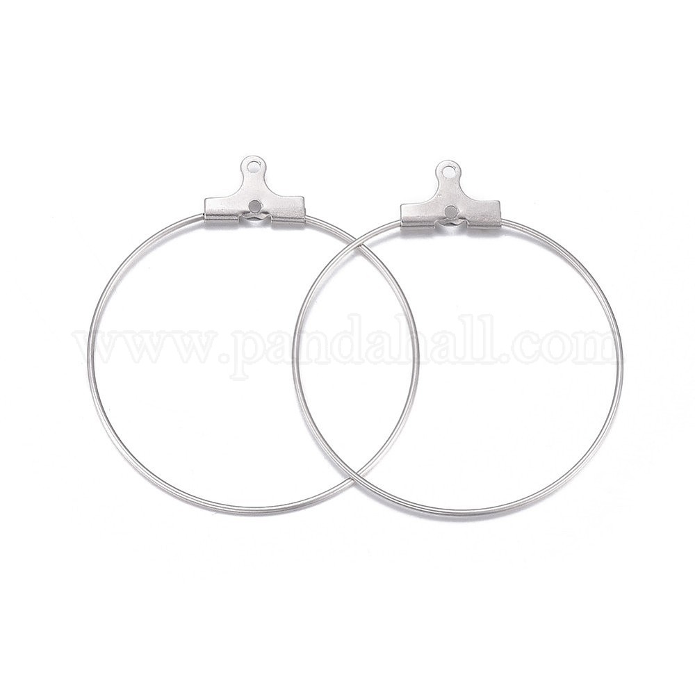 Wholesale 316 Surgical Stainless Steel Hoop Earring Findings