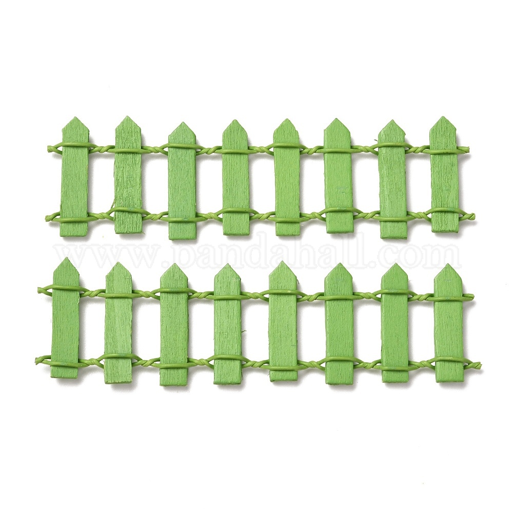 12 Clôtures Blanches Miniatures Pour Sapin De Noël - Décoration Jardin De Fées - Flexible Et élégante