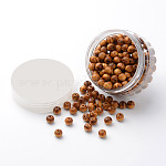 Des perles en bois naturel, sans plomb, ronde, burlywood, 8mm, Trou: 2.5mm, 200 pcs / boîte
