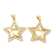 Латунные микро проложить кубического циркония подвески KK-M249-24G