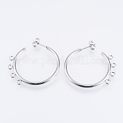 304 Stainless Steel Stud Earring Findings STAS-Q231-02A