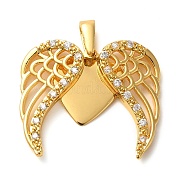 Кубические подвески из латуни с микропаве KK-M099-01G