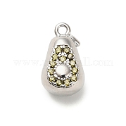 Латунные микро проложить кубического циркония подвески KK-L229-001P-09