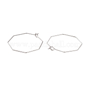 Фурнитура для сережек-колец из нержавеющей стали 316 STAS-C029-03P