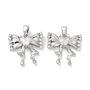Латунные микро проложить кубического циркония подвески KK-C051-43P