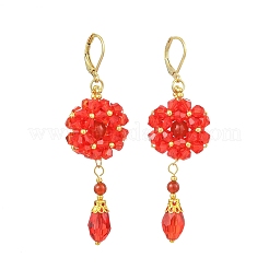 Orecchini pendenti con chiusura a leva in acciaio inossidabile 304&nbsp;EJEW-MZ00734-01