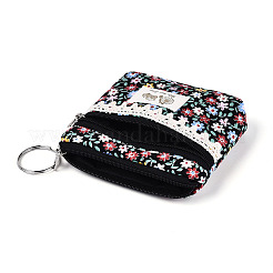 Geldbörsen aus Baumwollstoff mit Blumenmuster&nbsp;AJEW-N003-08