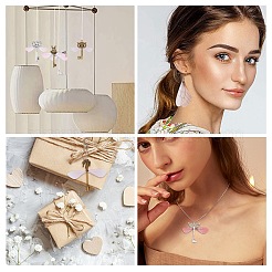DIY-Set zur Herstellung eines Bettelarmbands mit Skelettschlüssel und Flügelanhänger&nbsp;DIY-SC0017-49