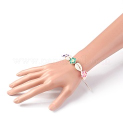 Kaurimuschel Fußkettchen / Armbänder&nbsp;X-AJEW-AN00243