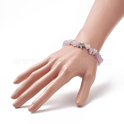 Stretch-Armband aus natürlichen&nbsp;BJEW-JB09233